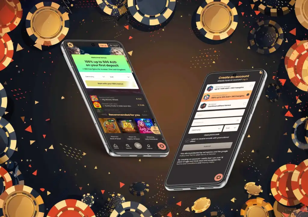 National casino website design