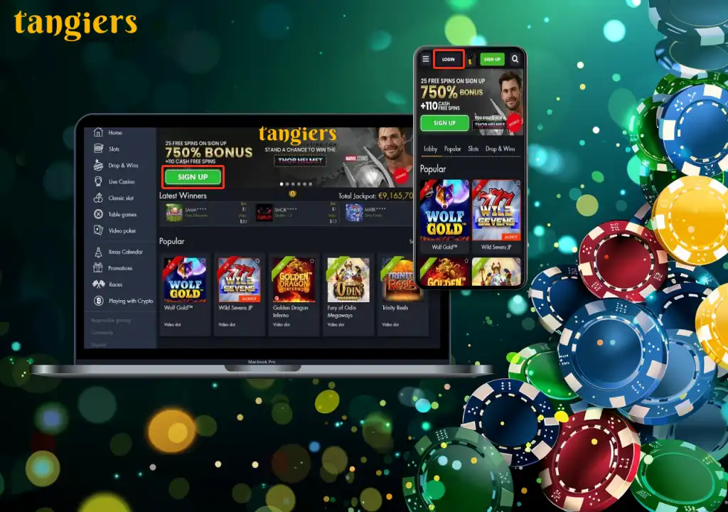 Tangiers casino login