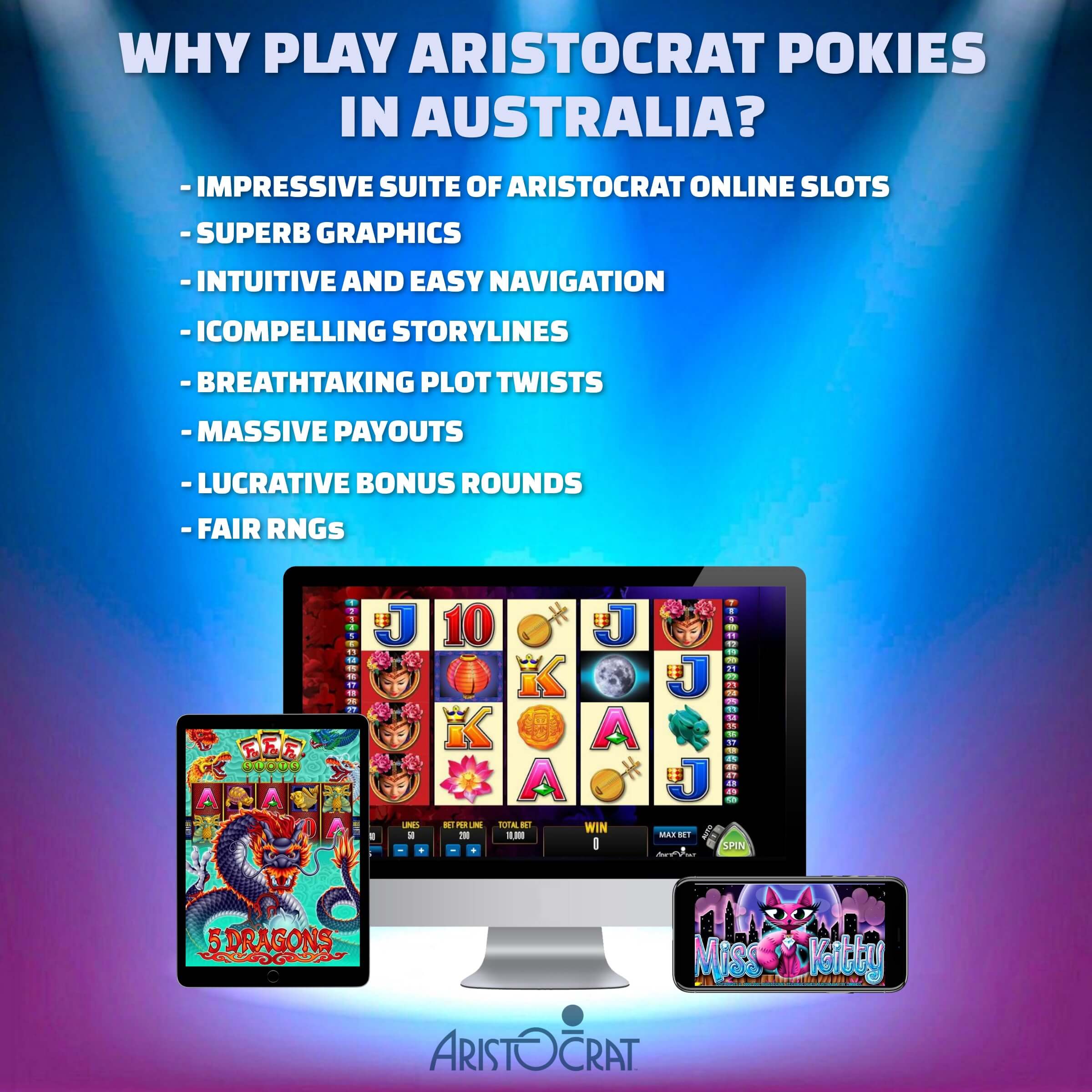 aristocrat pokies in australia