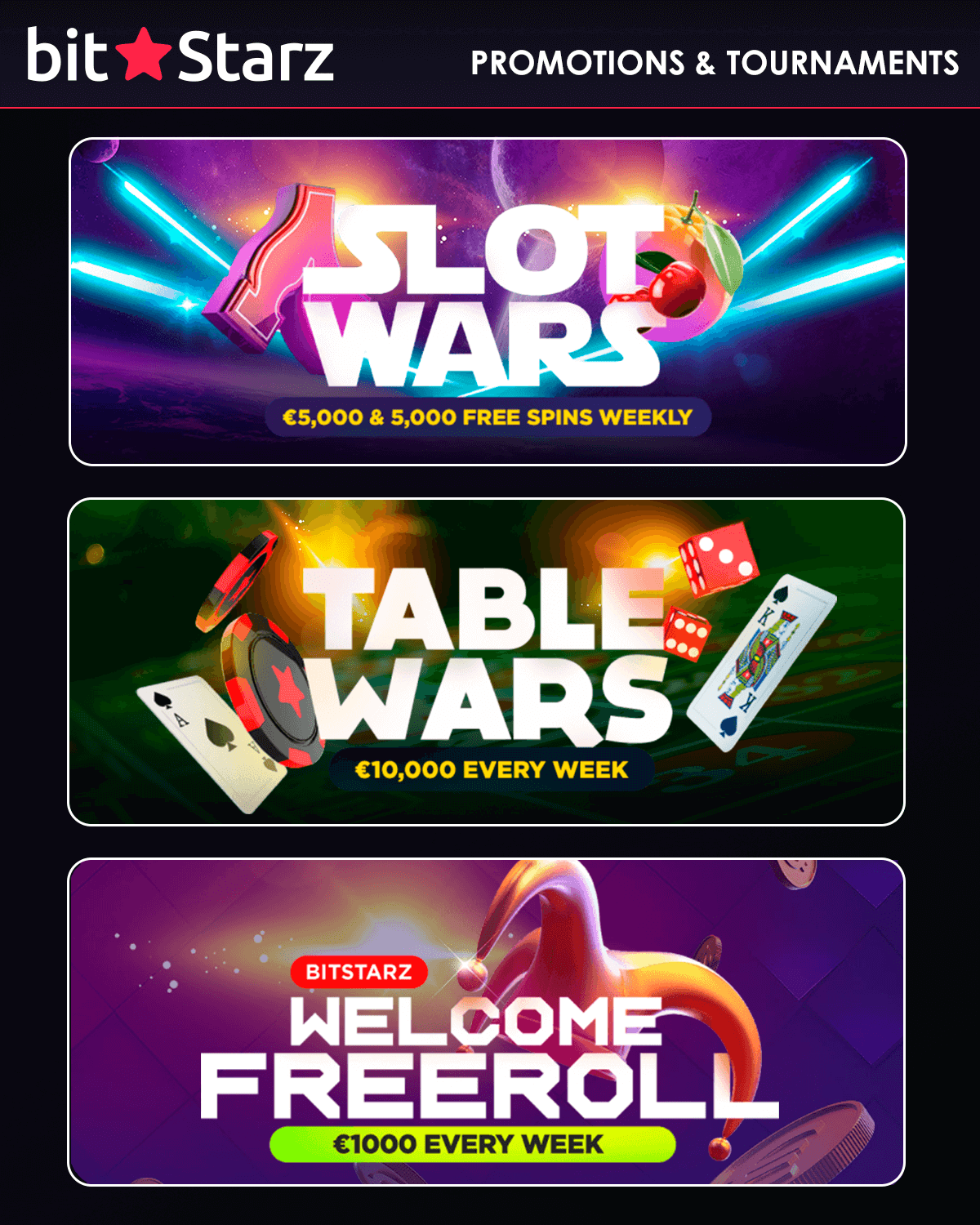 Bitstarz casino promotions