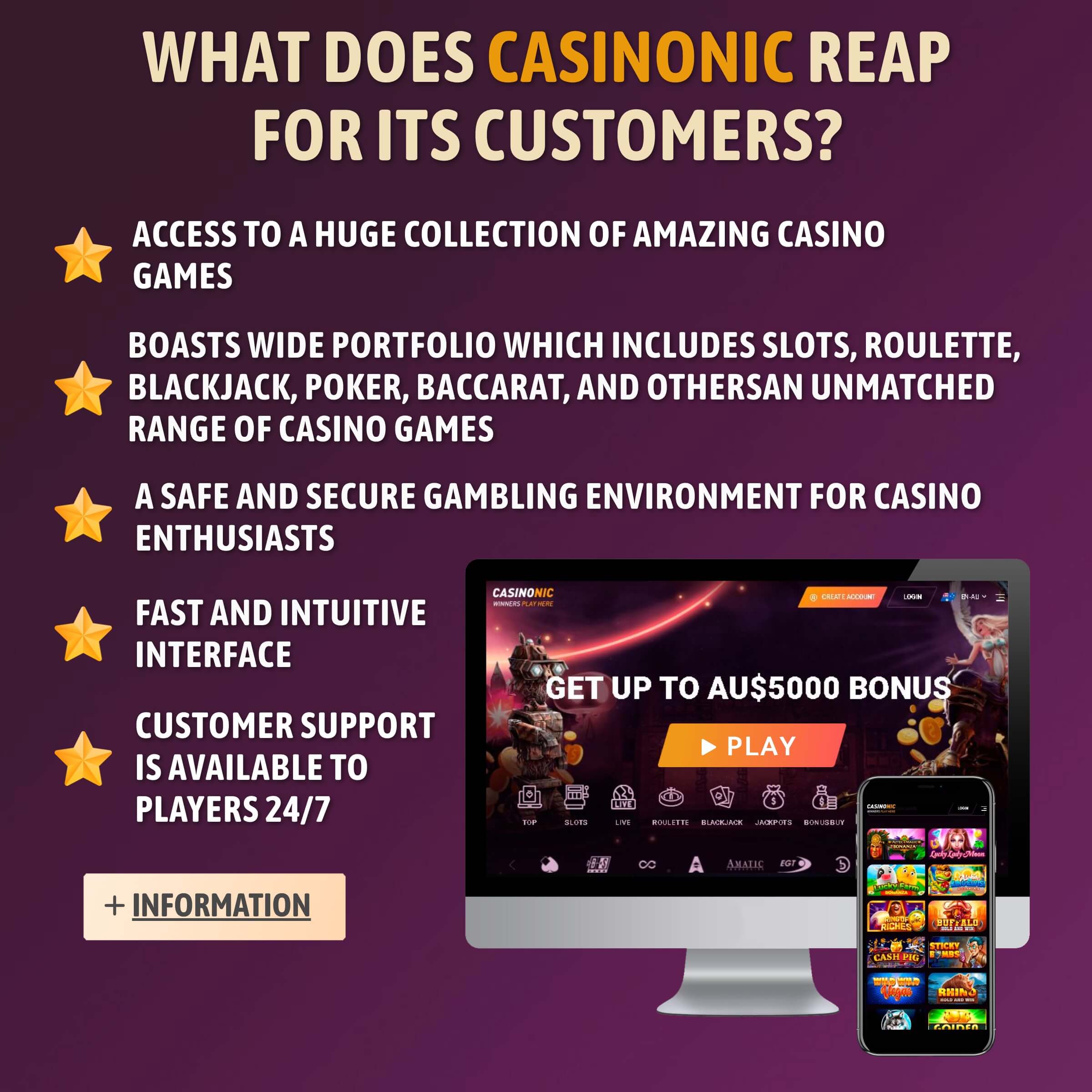 casinonic login