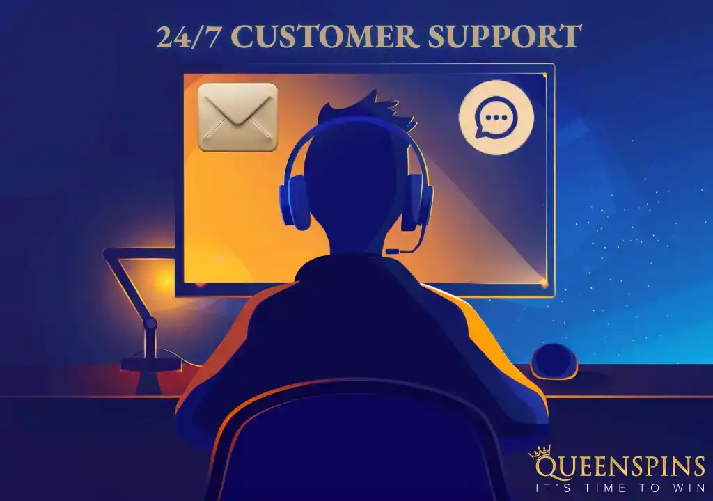 Customer support Queenspins casino