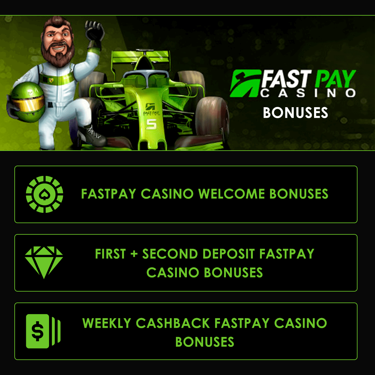fastpay casino bonuses
