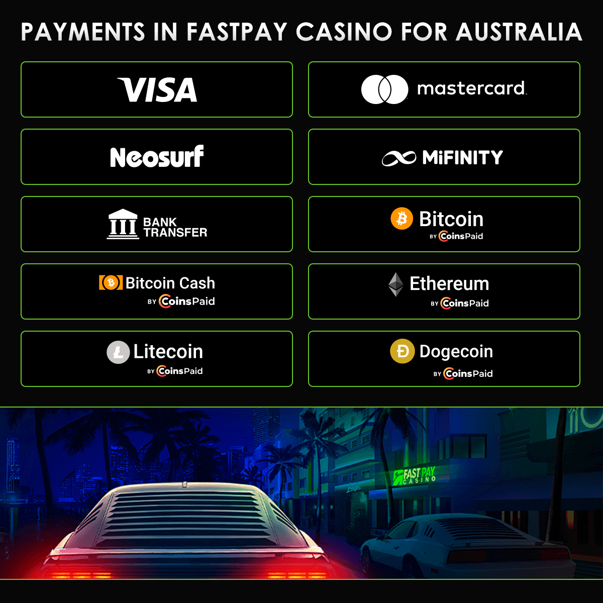 fastpay casino payment methods