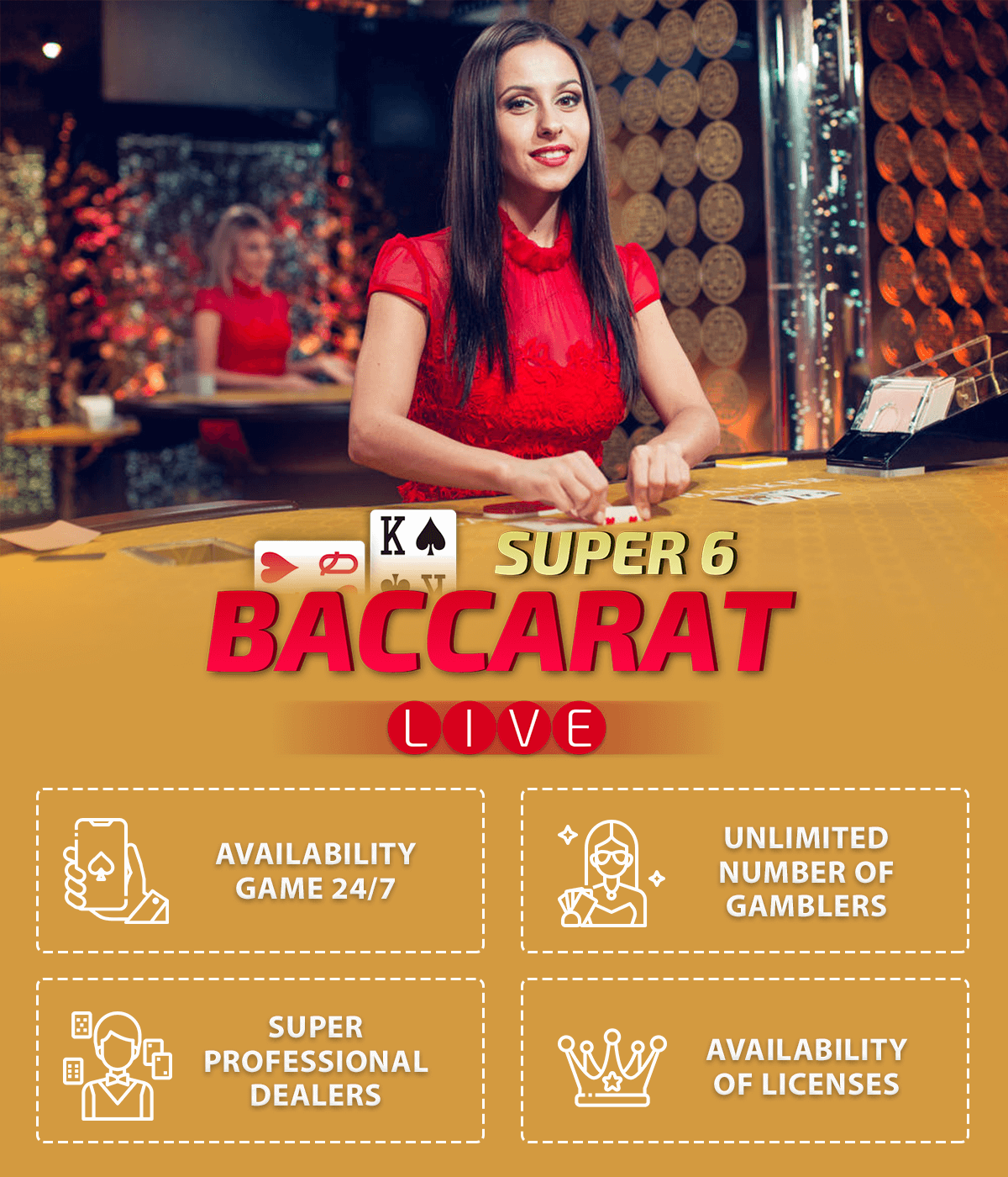 features of baccarat super 6