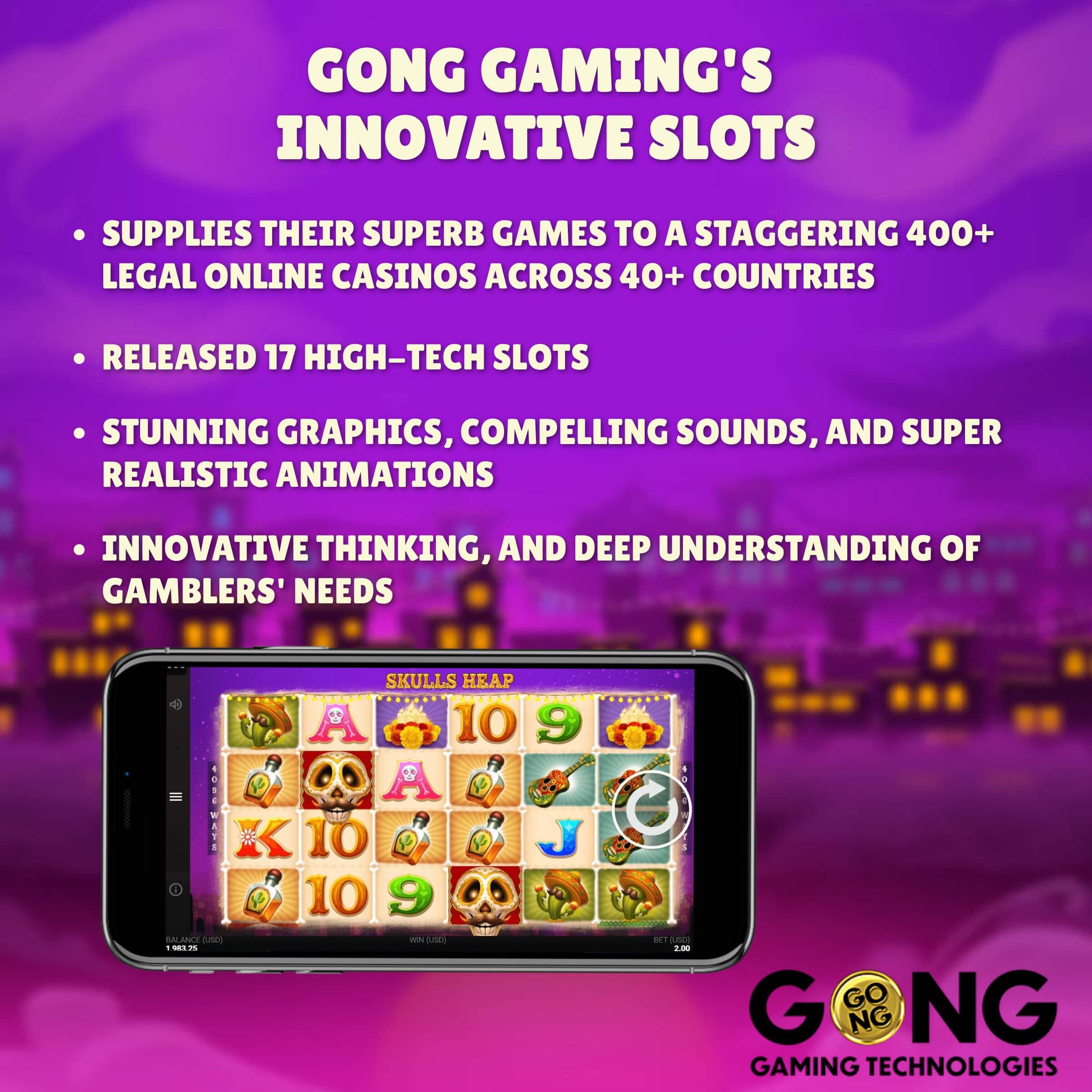 gong gaming slots