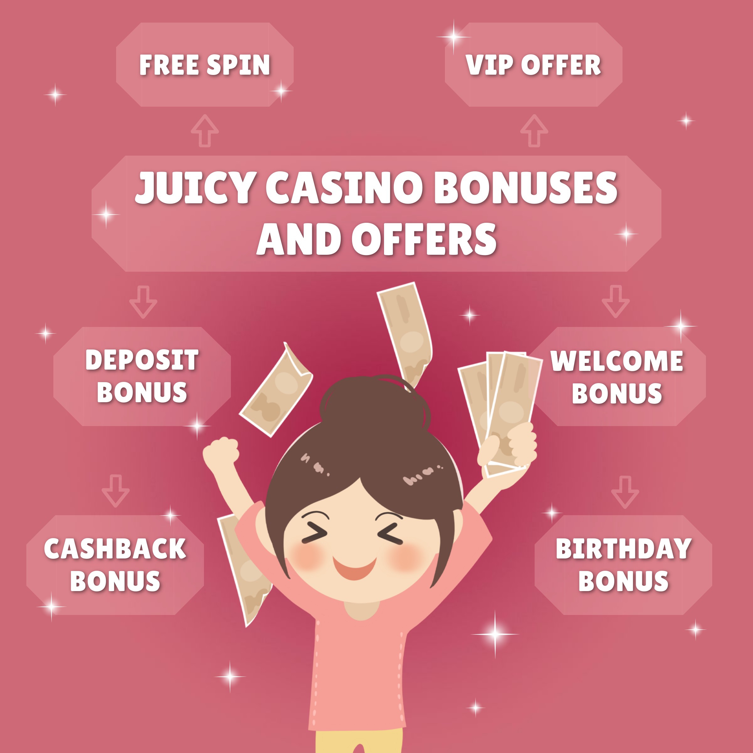 juicy casino bonuses