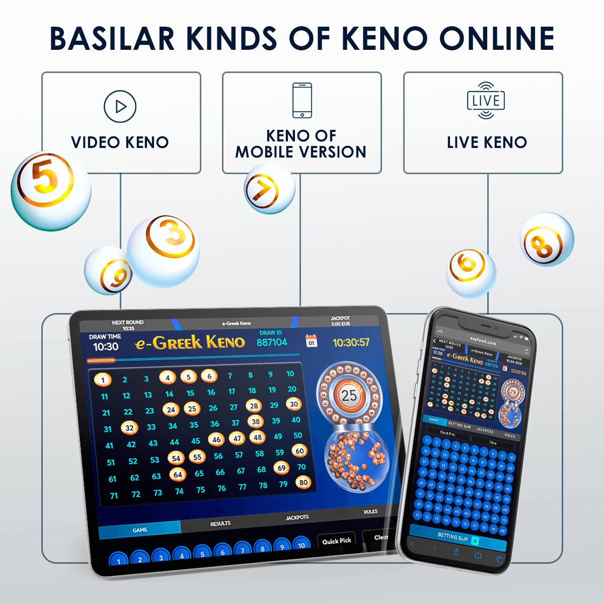 kinds of keno