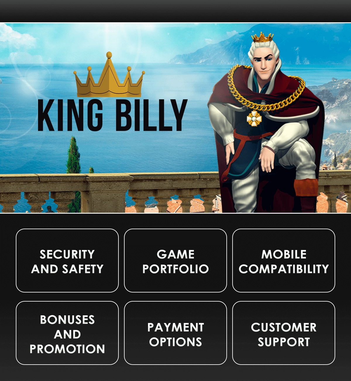 king billy casino benefits