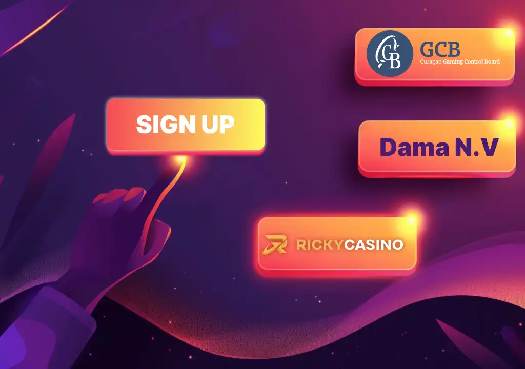 License and ownership Rickycasino