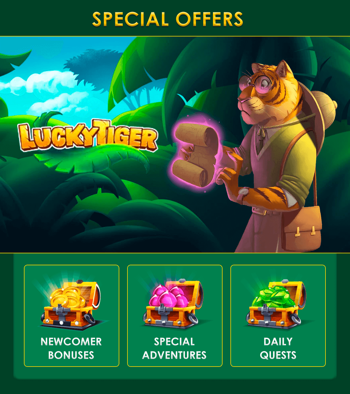 lucky tiger special offers