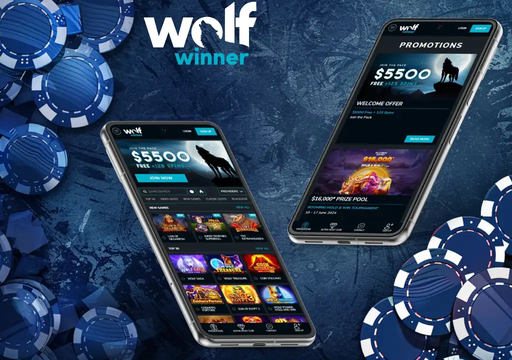 Mobile casino  Wolf Winner