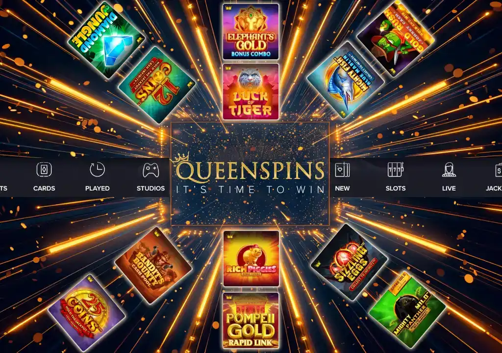 Online slots at Queenspins casino