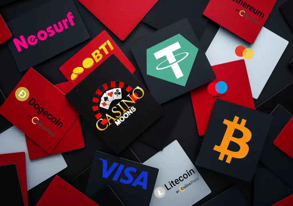 Payment options Moons Casino