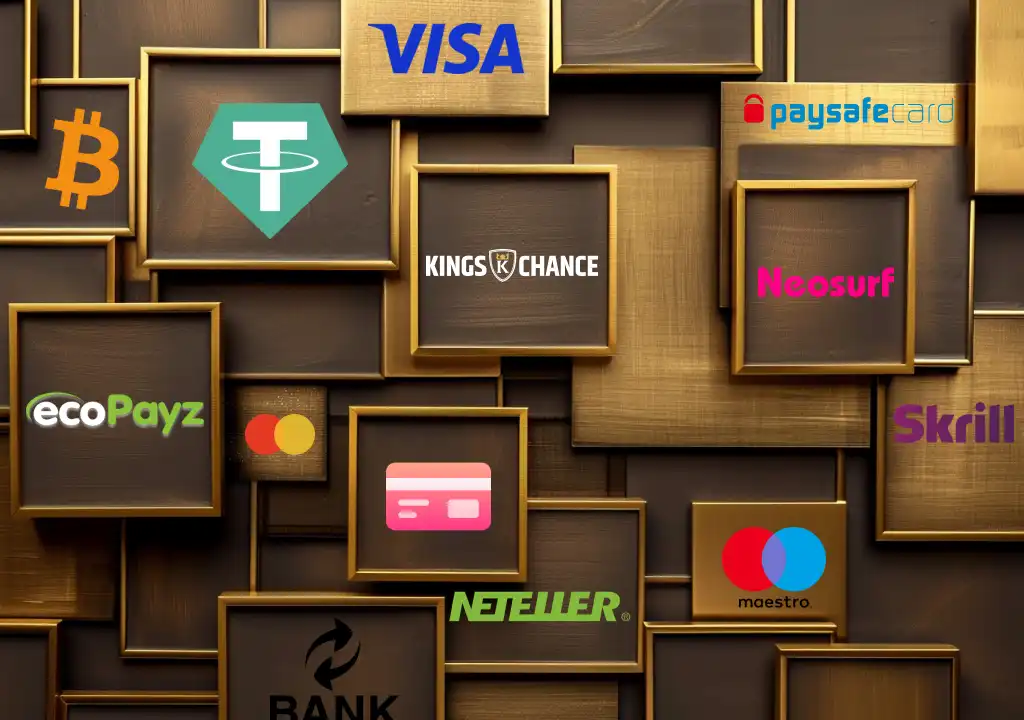 Payment options at Kings Chances casino