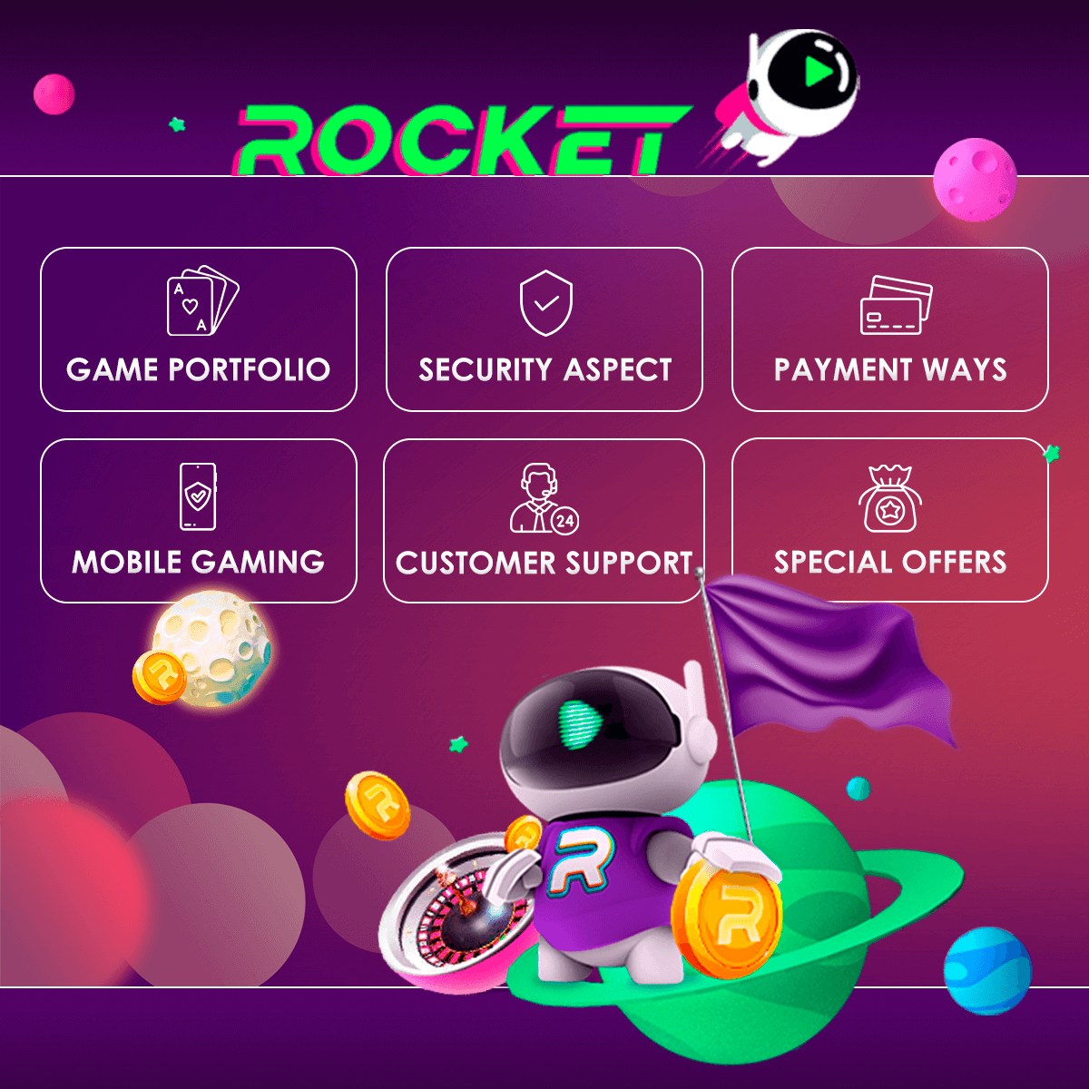 rocket casino benefits