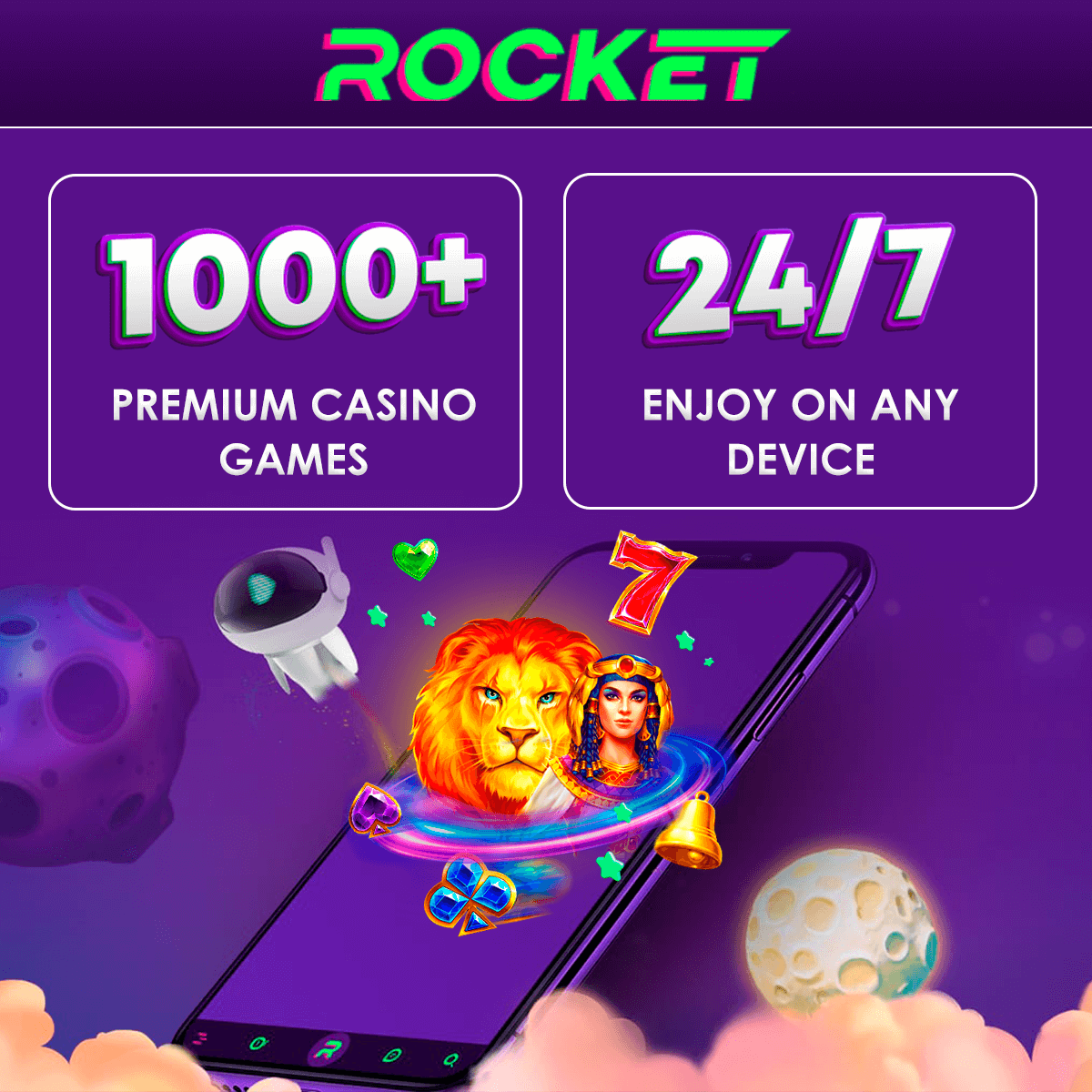 rocket casino games