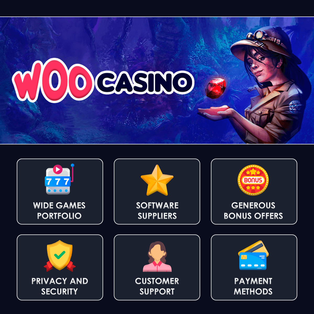 Woocasino benefits