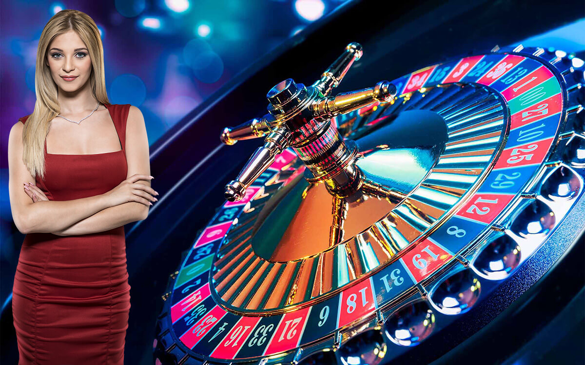 Live roulette game